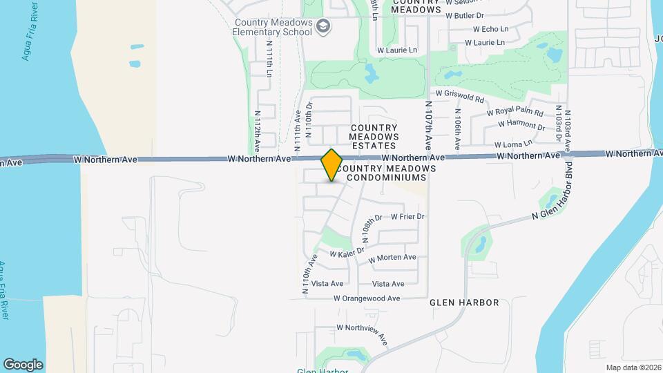 11013 W Augusta Ave Mapa y Detalles de la Ubicación