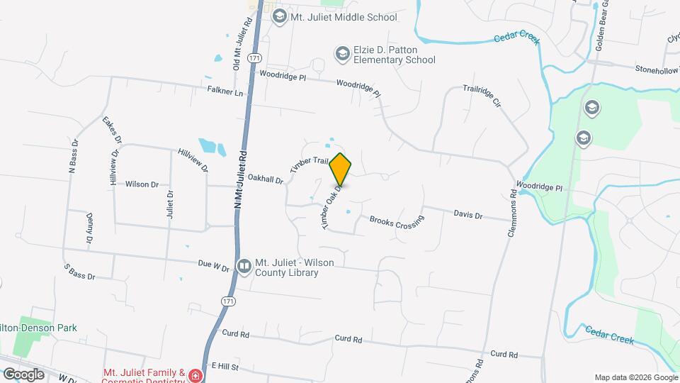 7005 Timber Oak Dr Map and Location Details