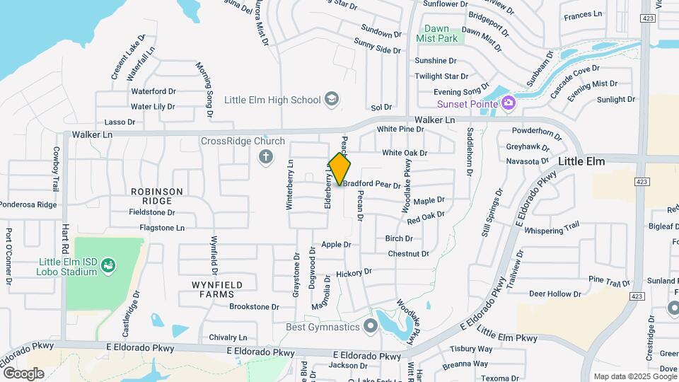 2636 Peach Dr Map and Location Details