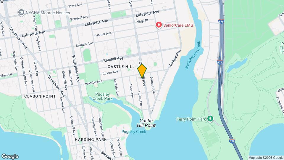 451 Castle Hill Ave Map and Location Details