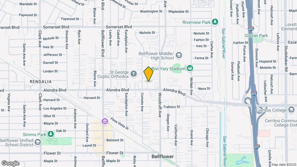 10123 Alondra Blvd Map and Location Details