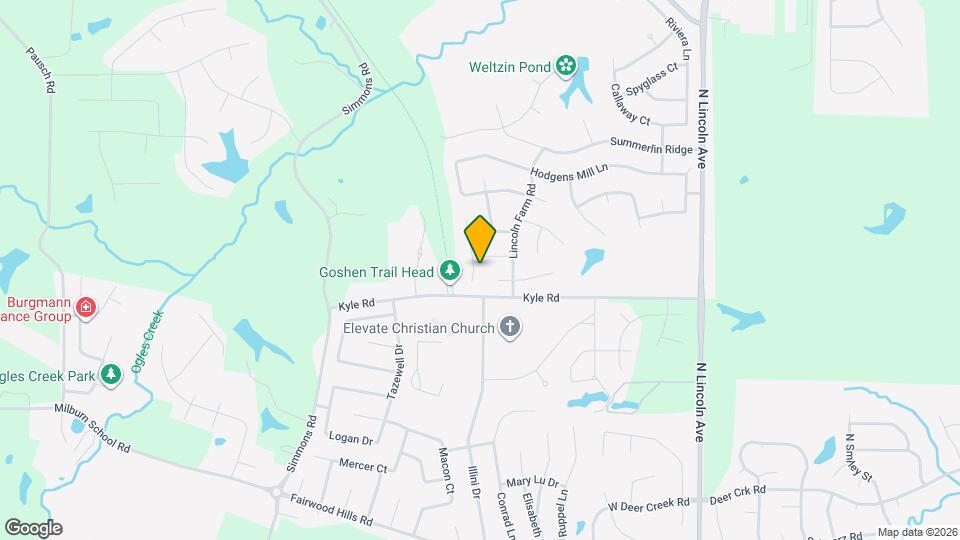 1514 Peach Orchard Ln Map and Location Details