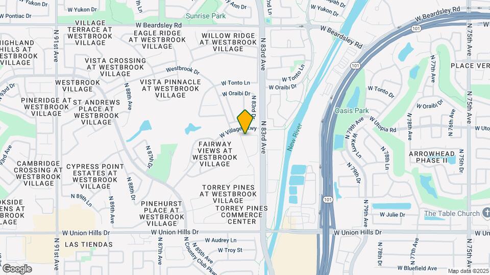 8351 W Taro Ln Map and Location Details