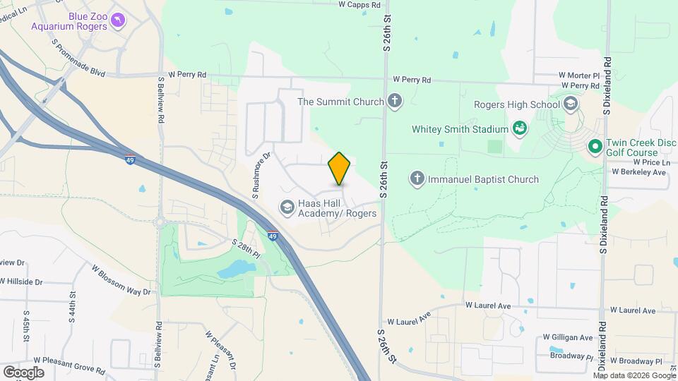 2705 W Shasta Rd Map and Location Details