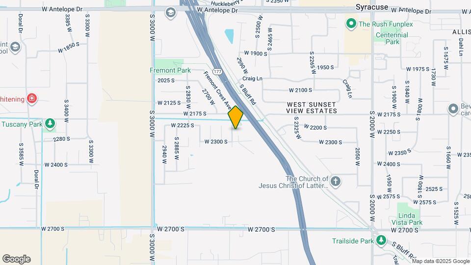 2259 S 2635 W Map and Location Details