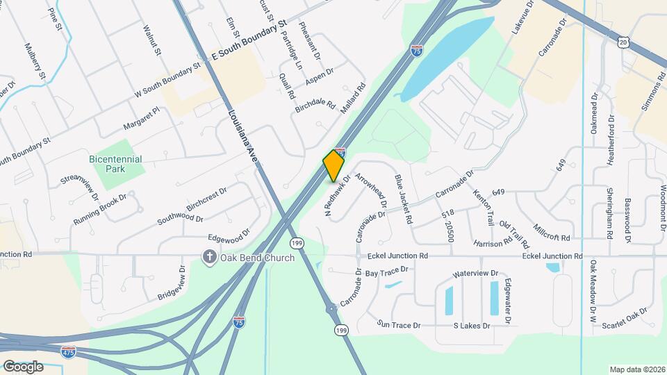 1559 N Redhawk Dr Map and Location Details