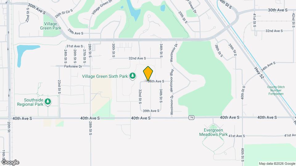 3603 33rd St S Map and Location Details