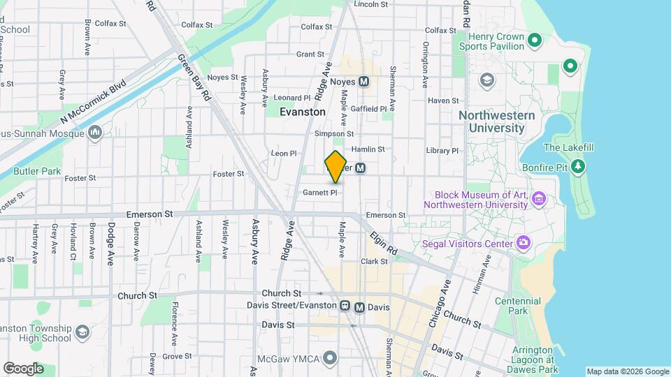 1009 Garnett Pl Map and Location Details