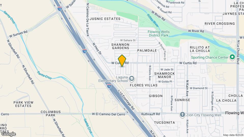3023 W Emerald Cir Map and Location Details