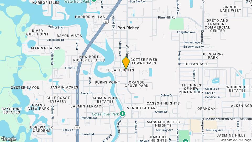 7429 Washington St, Unit 7429 Map and Location Details