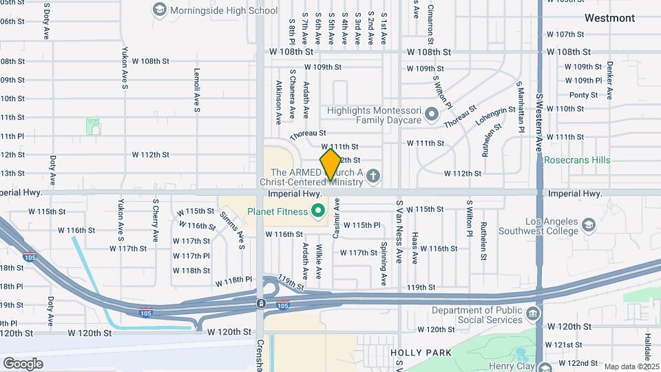 2533 W Imperial Hwy Map and Location Details