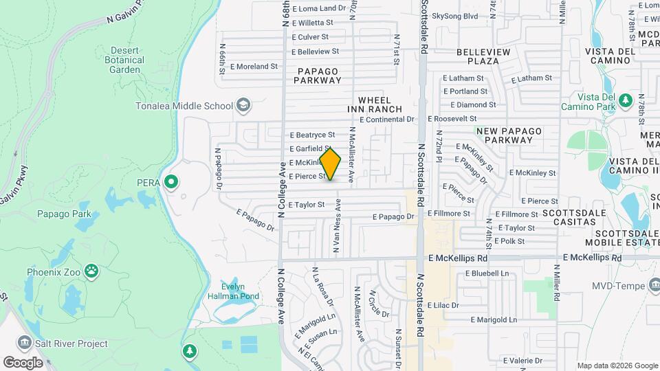 424 E Fillmore St Map and Location Details