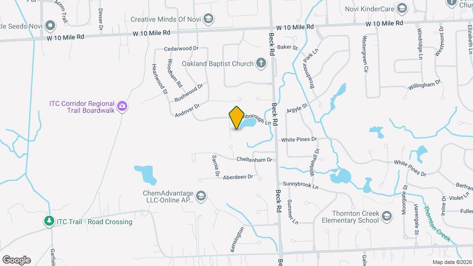 23170 Inverness Ct Mapa y Detalles de la Ubicación