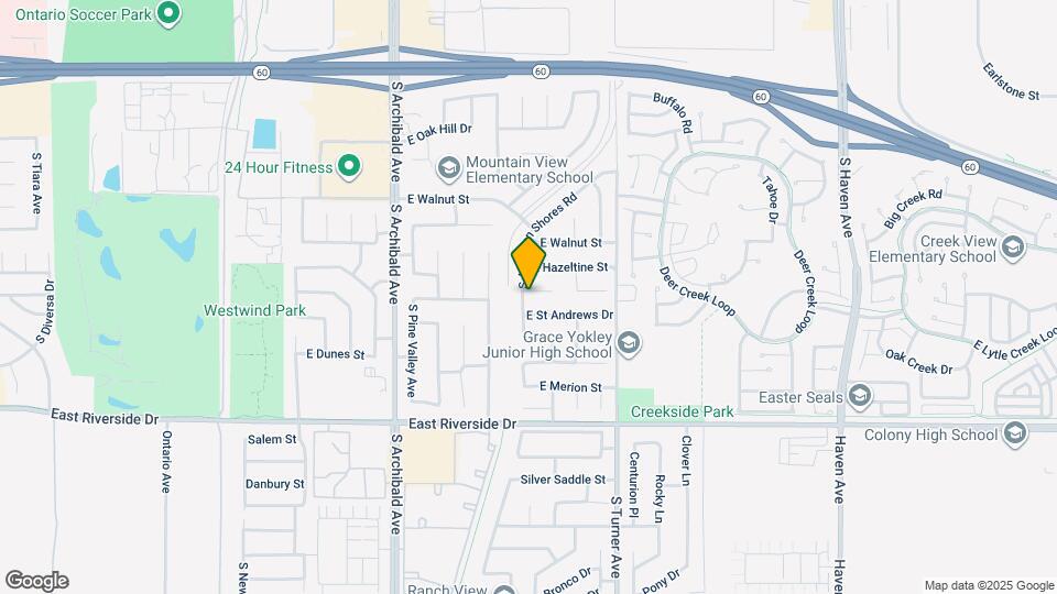 2912 E Brookside Ct Map and Location Details