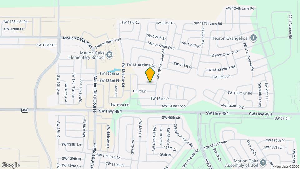 4052 SW 132nd Ln Map and Location Details