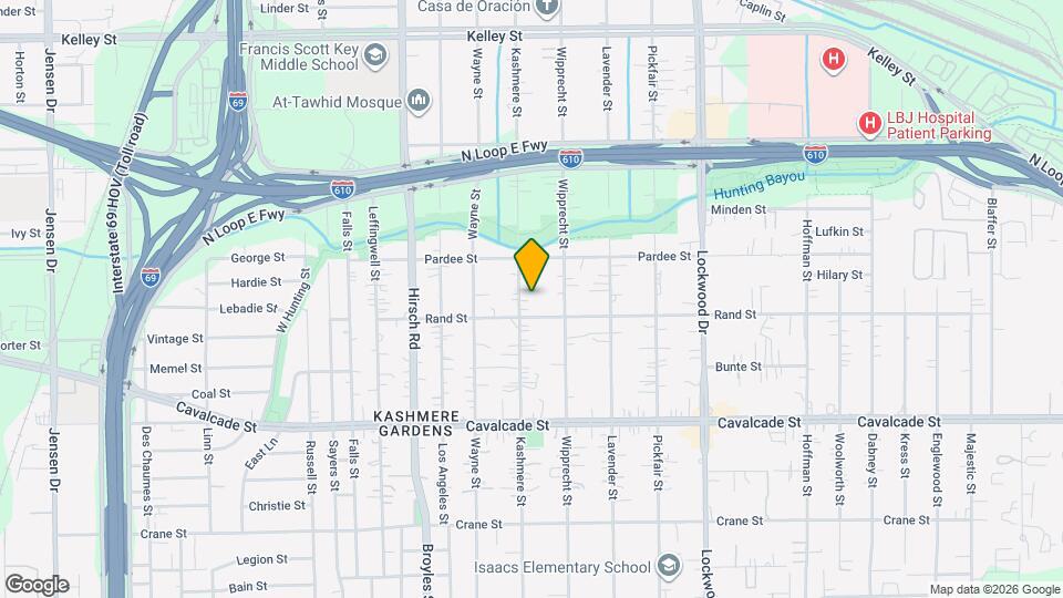 4814 Kashmere St Map and Location Details
