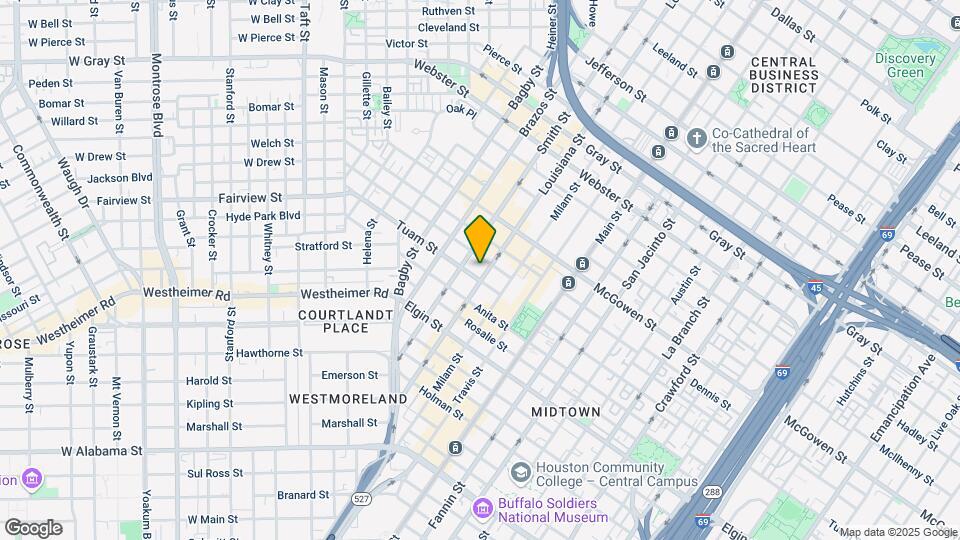 2810 Louisiana St Map and Location Details