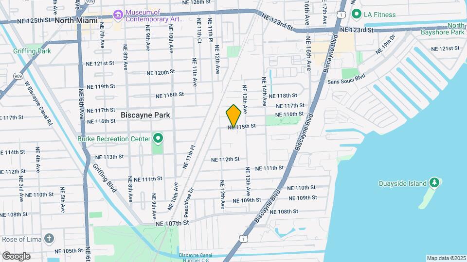 1250 NE 115th St-Unit -1 Map and Location Details