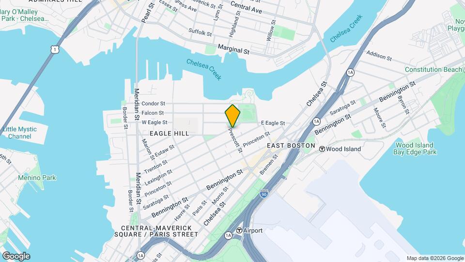 219 Trenton St Mapa y Detalles de la Ubicación