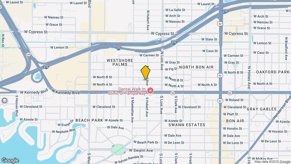4303 W North A St-Unit -1A Map and Location Details