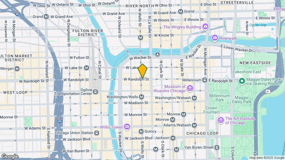 199 W Randolph St Map and Location Details