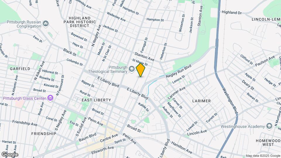 544 N Sheridan Ave Map and Location Details
