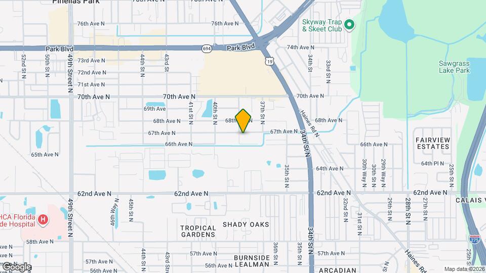 3790 67th Ave N Map and Location Details