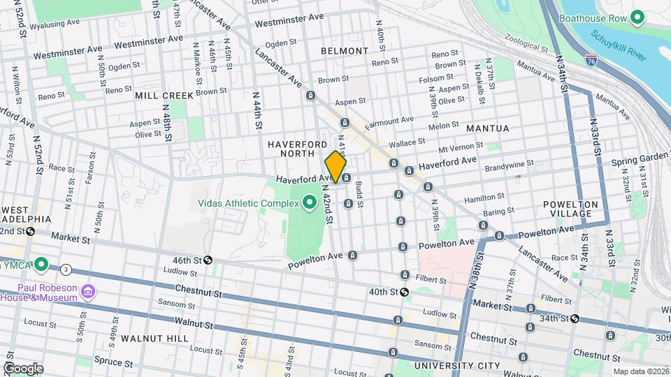4119 Brandywine St Map and Location Details