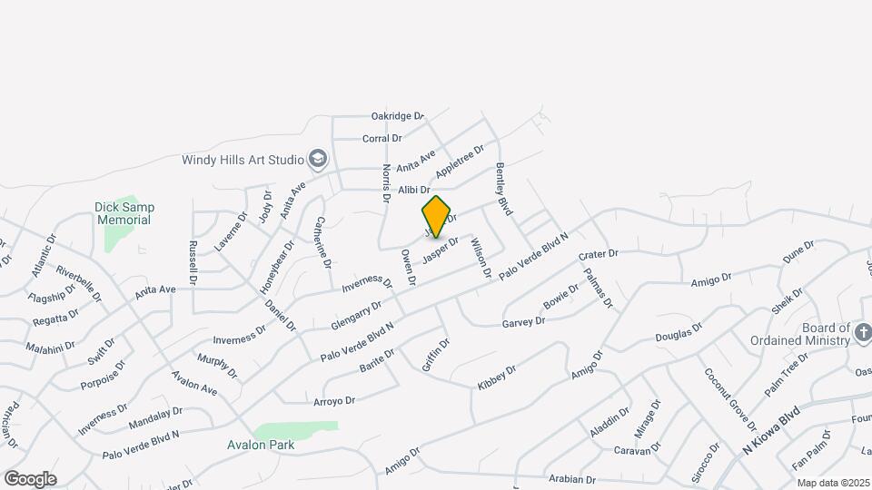 2835 Jasper Dr Map and Location Details