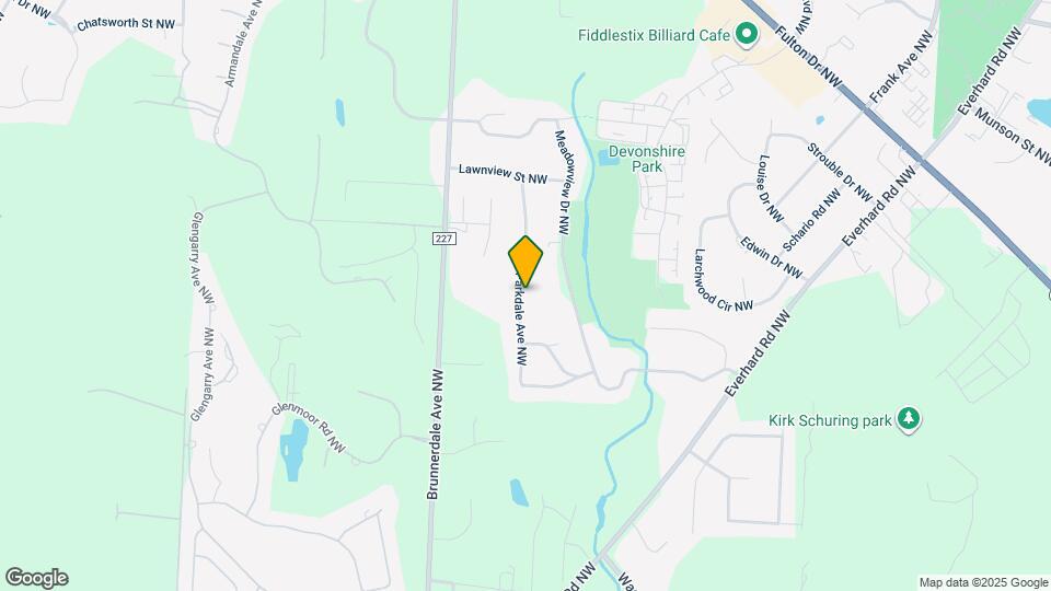 4384 Parkdale Ave NW Map and Location Details