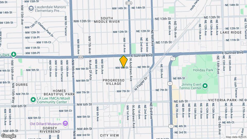 843 NW 1st Ave, Unit 243 Mapa y Detalles de la Ubicación