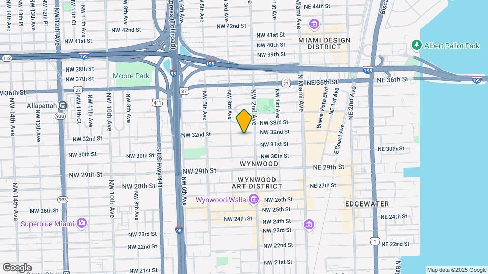 242 NW 32nd St, Unit A1 Map and Location Details