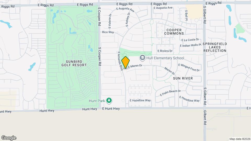 2302 E Winged Foot Dr Map and Location Details