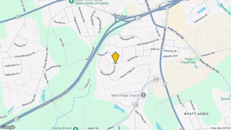 404 Spirit Mountain Ln Map and Location Details