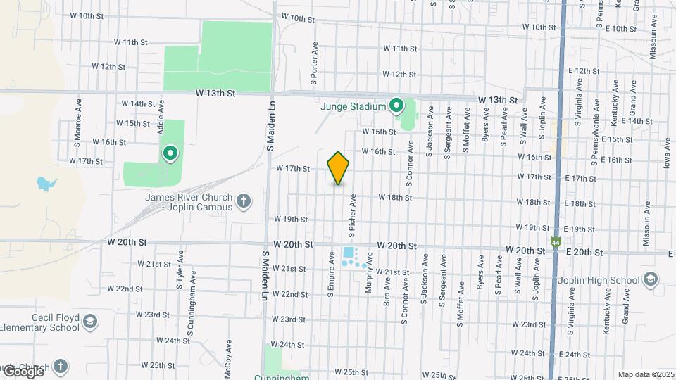 1727 S Empire Ave Map and Location Details