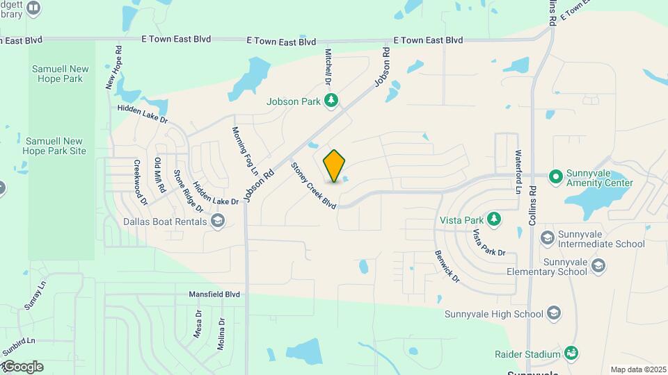332 Ash Brook Ln Map and Location Details