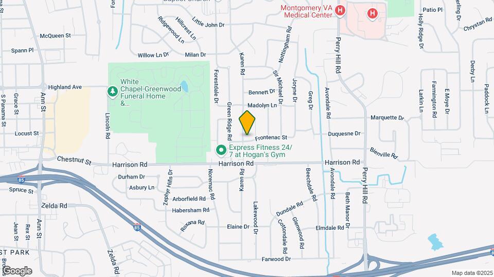 933 Karen Rd Map and Location Details
