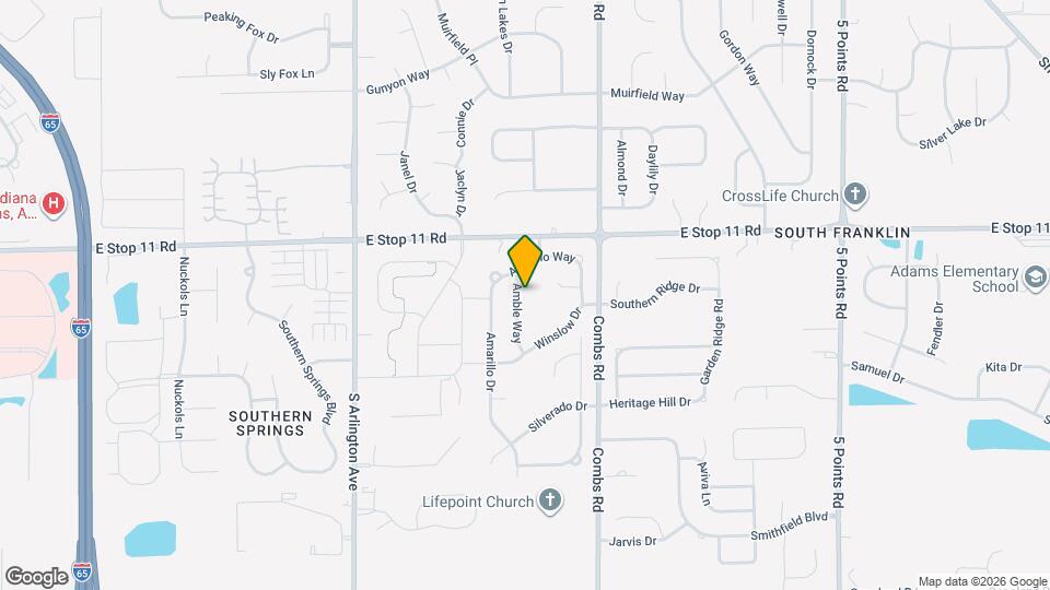 8123 Amble Way Map and Location Details