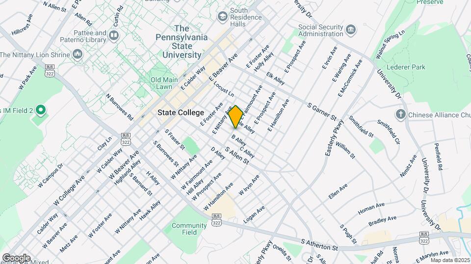 502 S Pugh St Map and Location Details