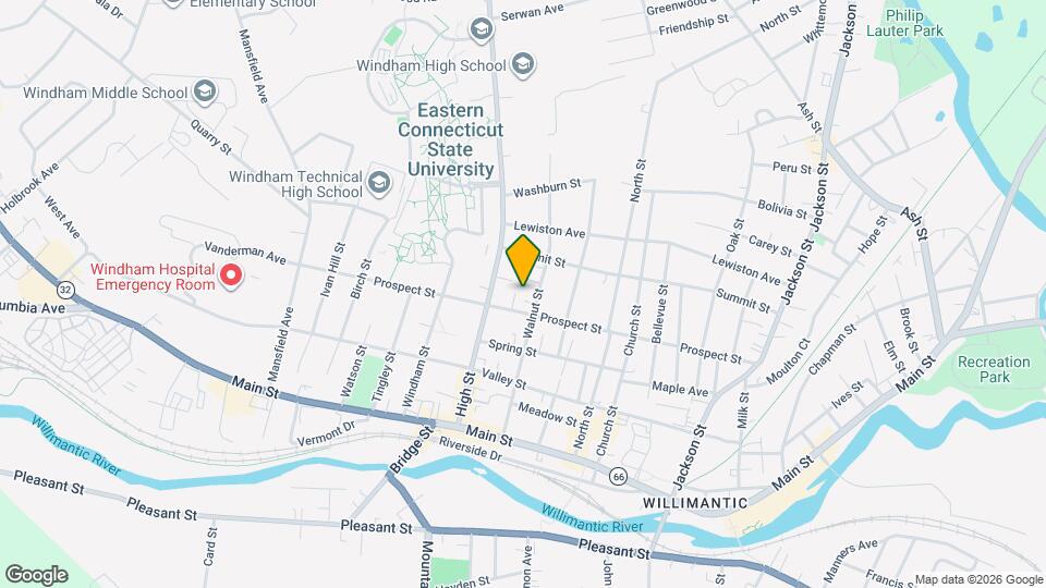 148 Walnut St, Unit 1 Mapa y Detalles de la Ubicación