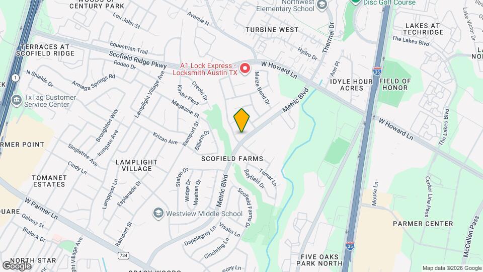 13309 Glacier Falls Ct Map and Location Details