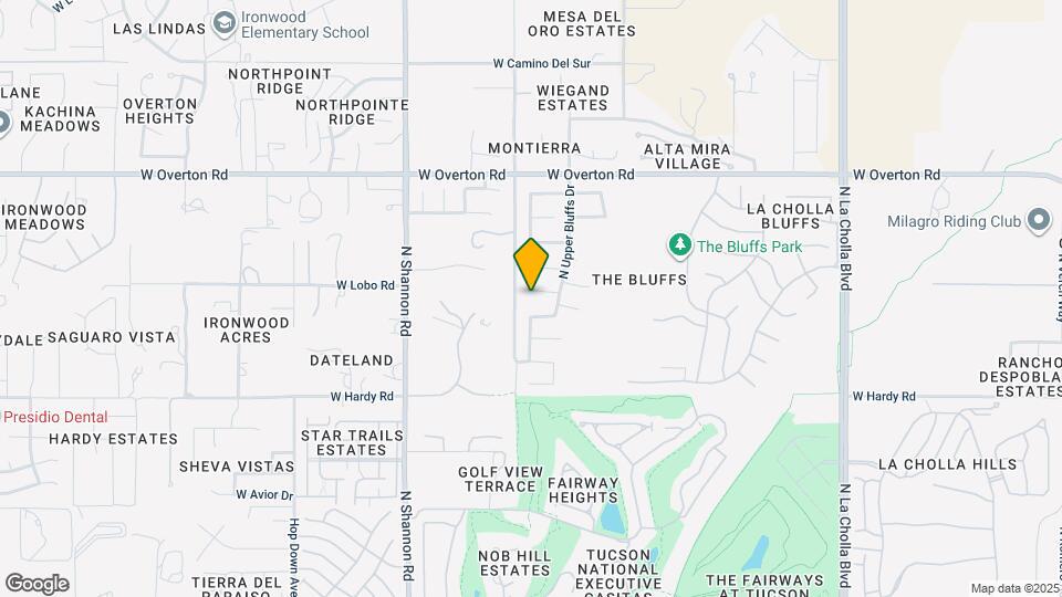 2675 W Desert Bluffs Ct Map and Location Details