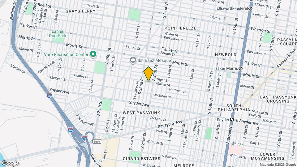 2114 Mifflin St, Unit A Map and Location Details