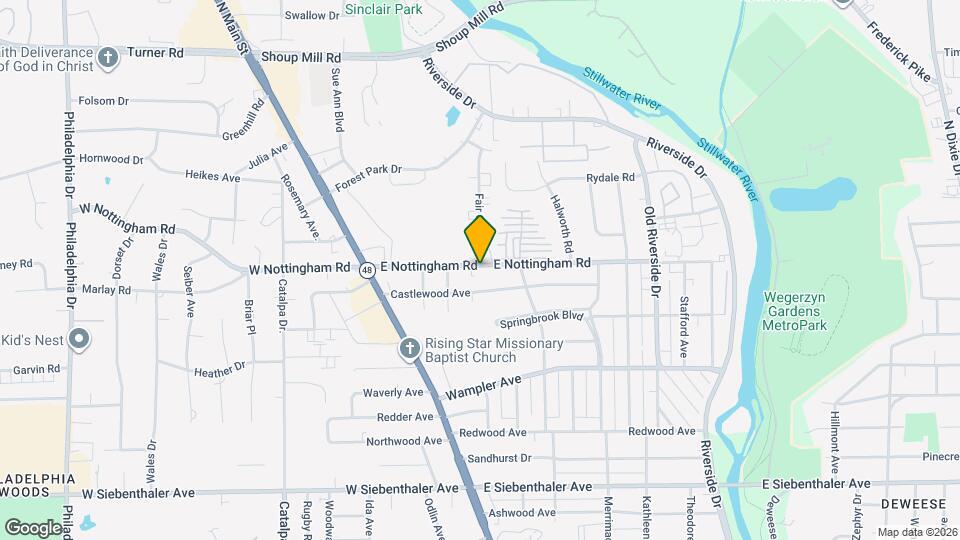 236 E Nottingham Rd Map and Location Details