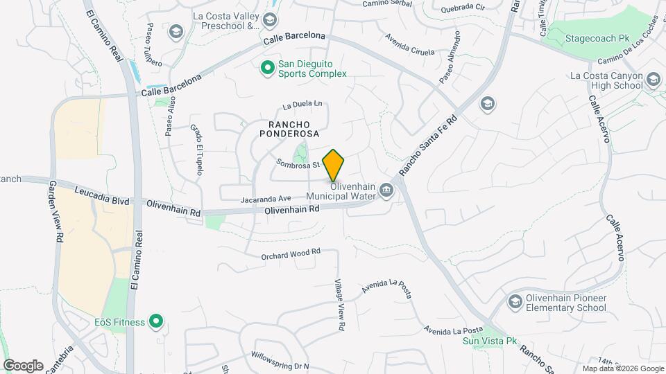 2814 Jacaranda Ave Map and Location Details