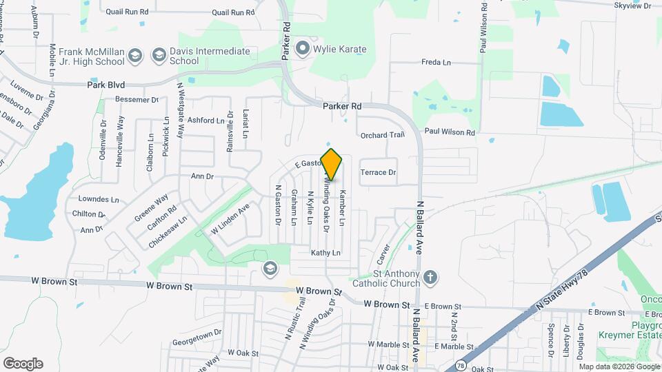 504 N Winding Oaks Dr Map and Location Details