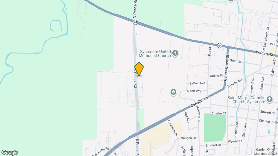 434 S Peace Rd Map and Location Details