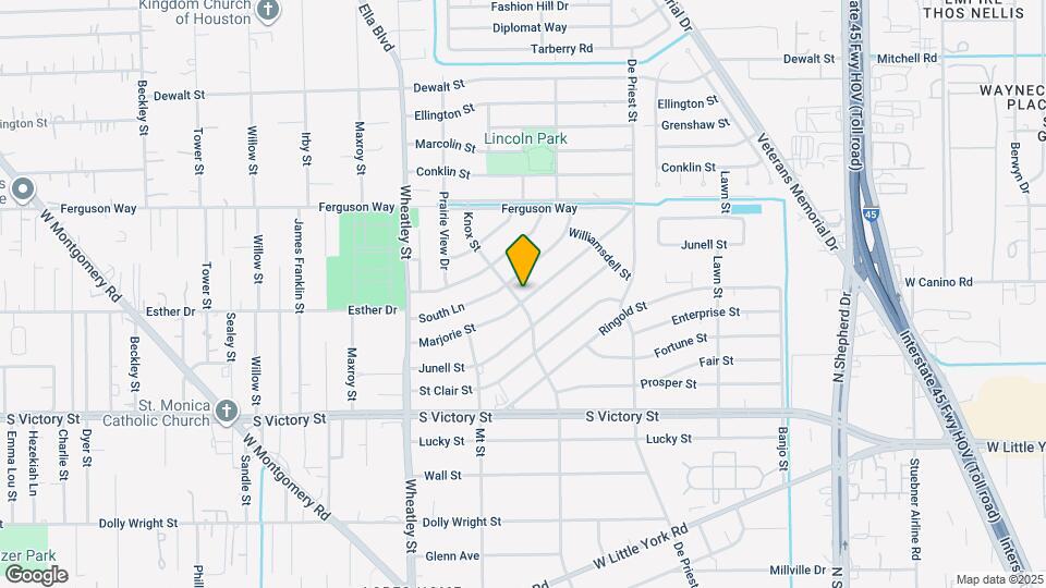 992 Marjorie St Map and Location Details