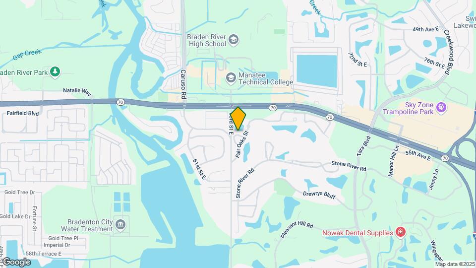 6303 Green Oaks Cir Map and Location Details