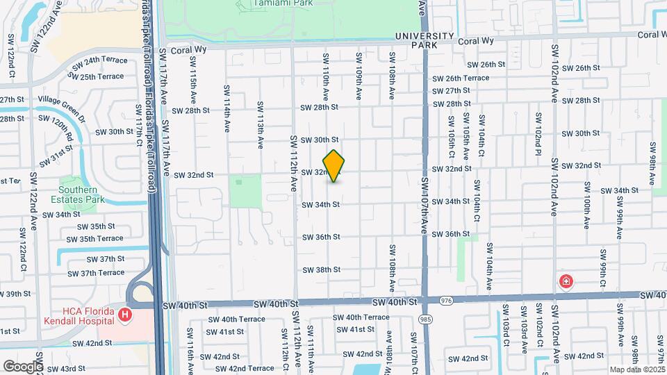 3321 SW 110th Ave Map and Location Details